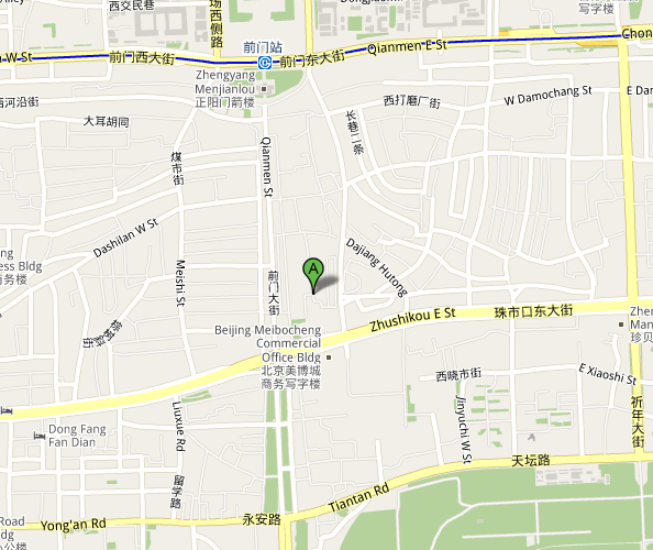 Map of Beijing Liu Laogen Grand Stage