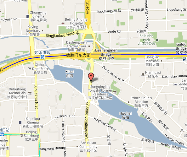 Map of People's Liberation Army Opera House