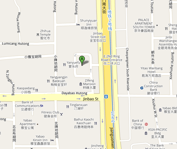 Map of Cultural City of Beijing Night Theatre