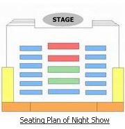 Seating Plan of Beijing Night Show Theatre