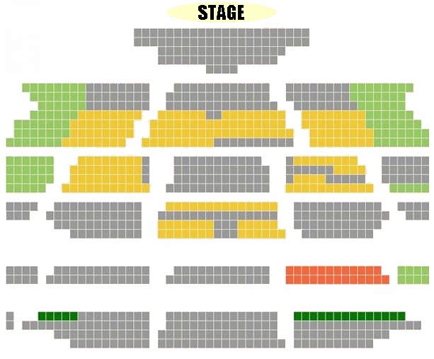 Seating Plan of Beijing NCPA Drama Theatre