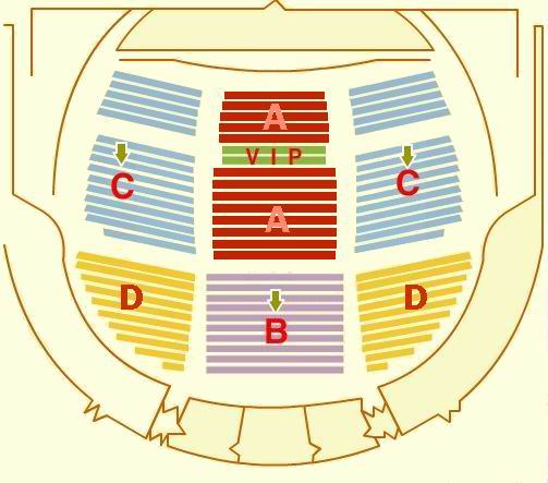 Beijing OCT Theatre seating plan
