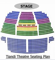 Seating Plan of Beijing Tiandi Theatre